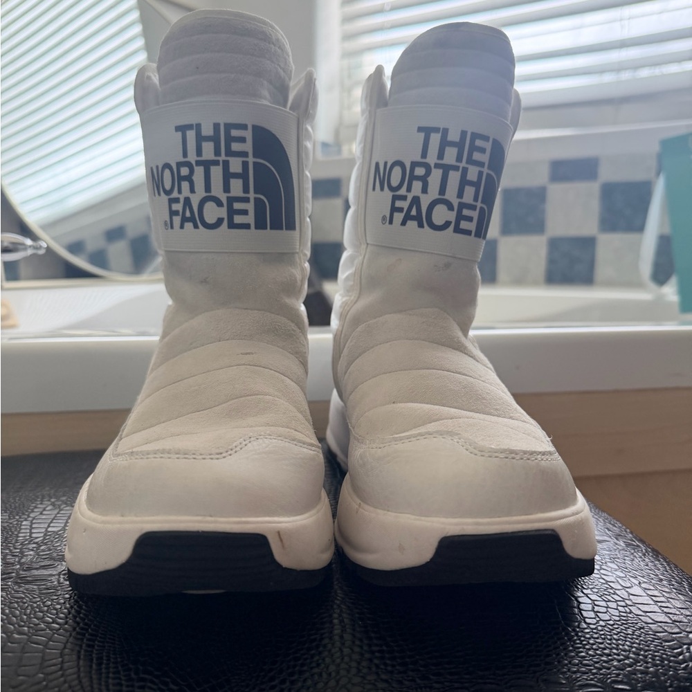 The North Face Cream Winter Boots
